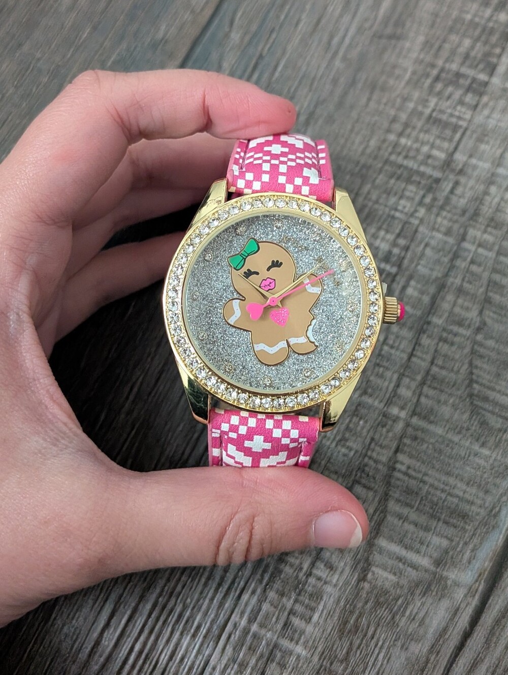 Betsey Johnson Gingerbread Gal Watch